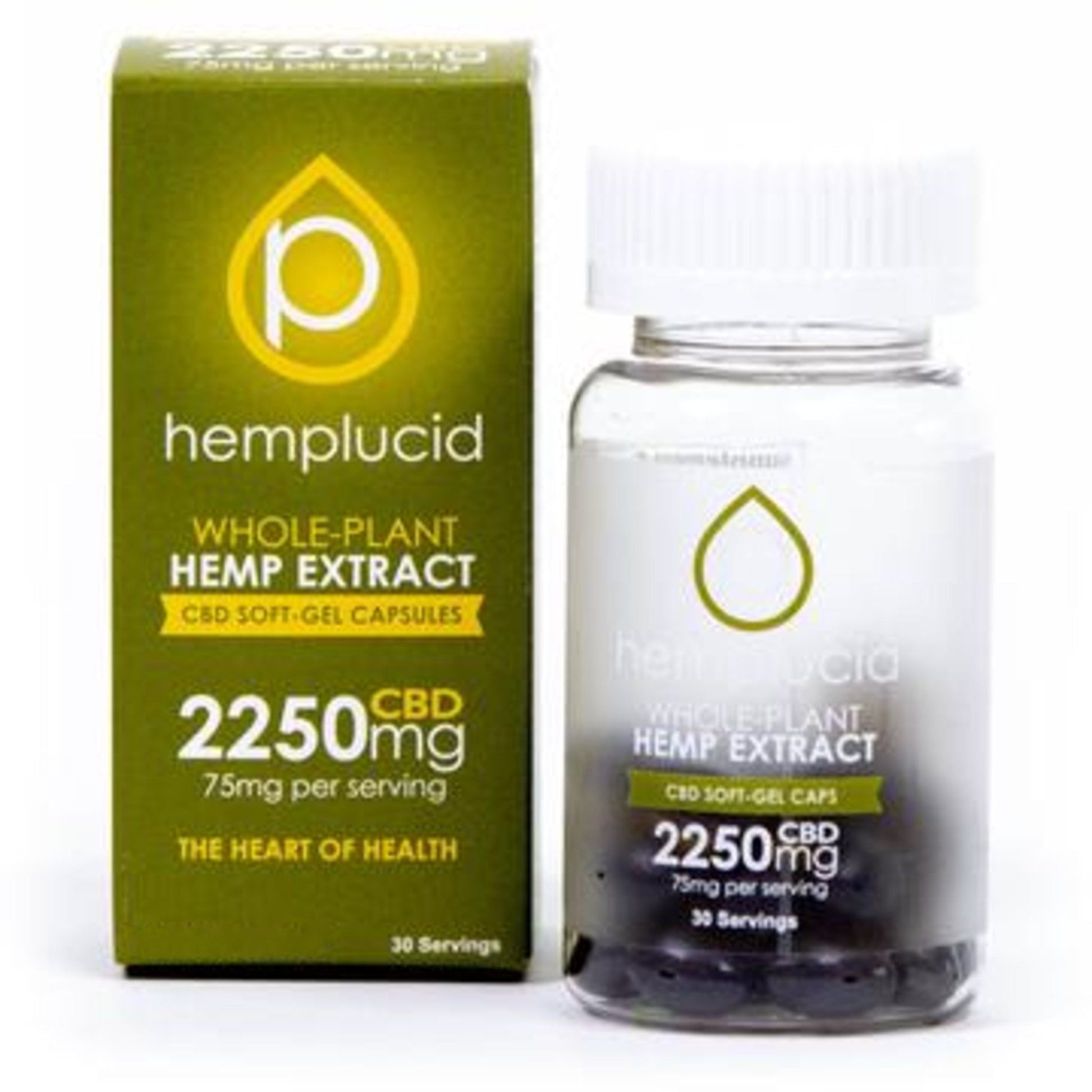 Hemplucid Soft-Gel CBD Capsules 25mg 50mg 75mg