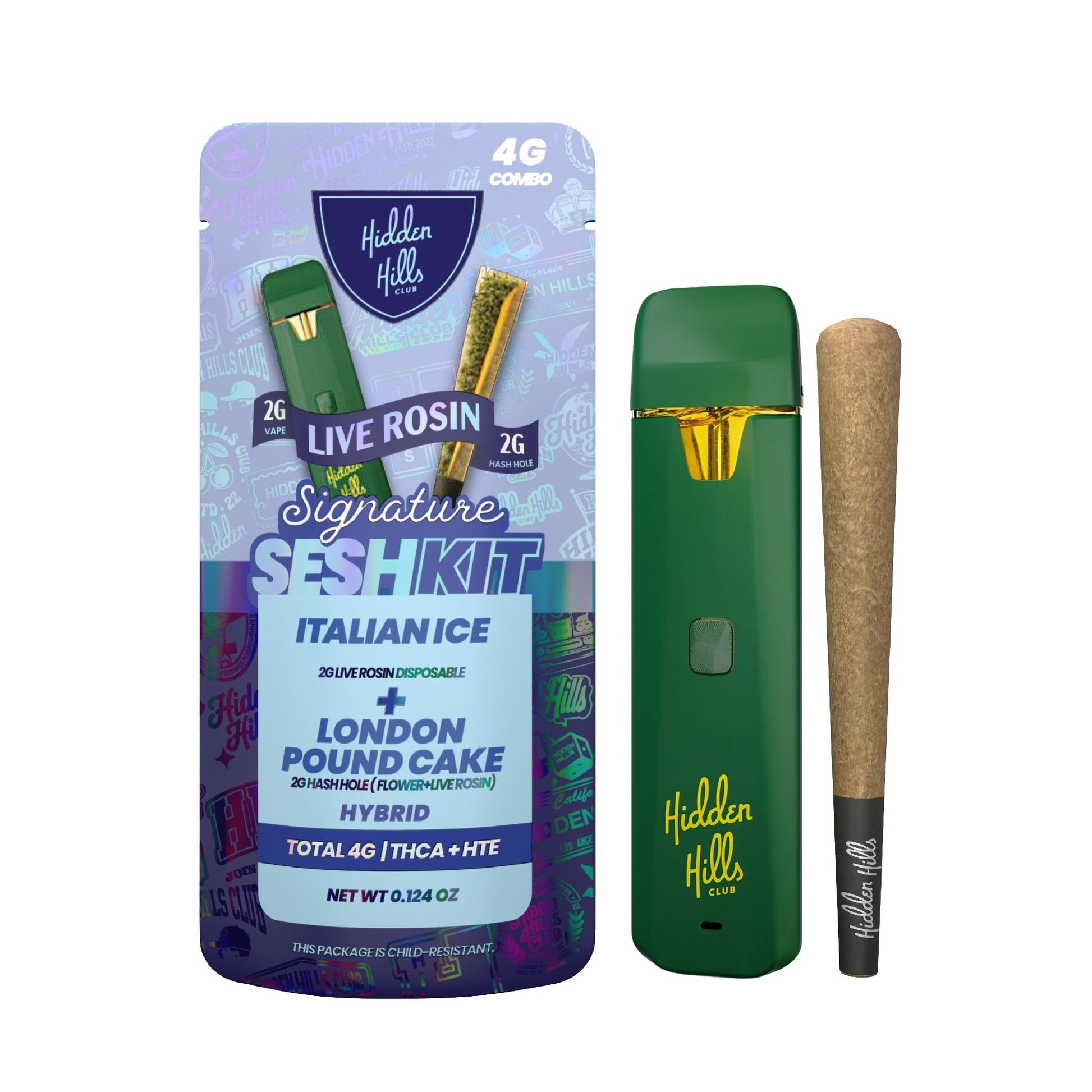 Hidden Hills 4G Live Rosin Signature Seshkit
