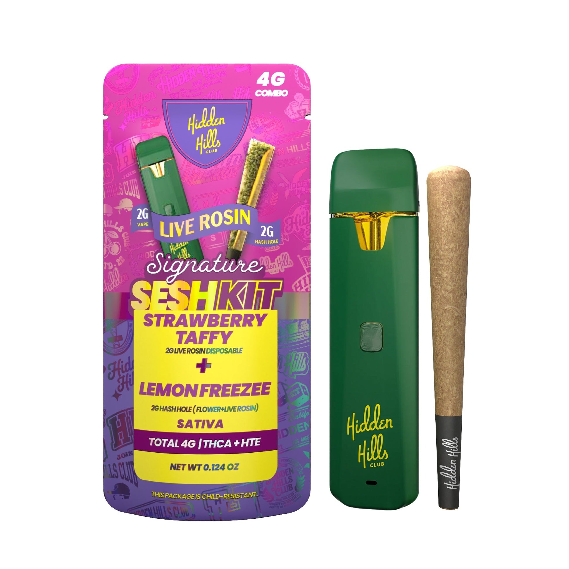 Hidden Hills 4G Live Rosin Signature Seshkit