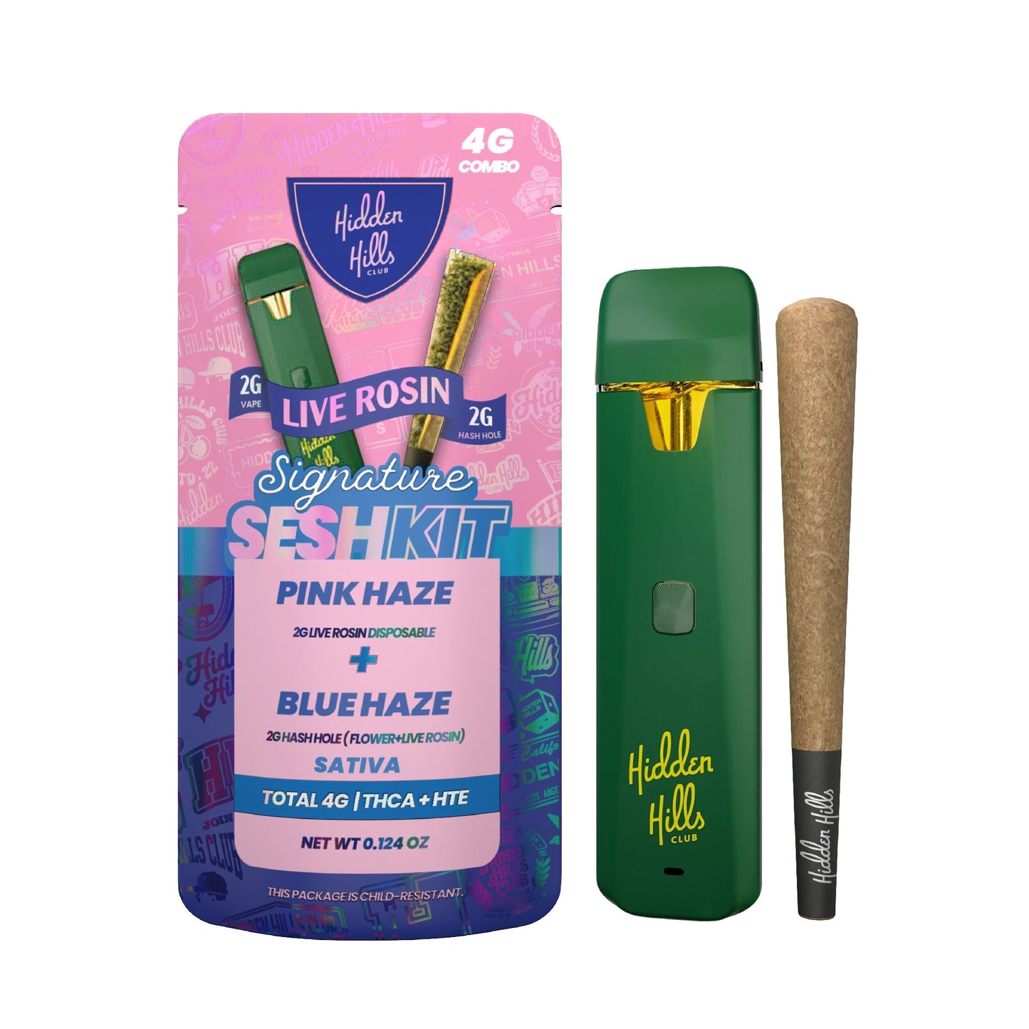 Hidden Hills 4G Live Rosin Signature Seshkit