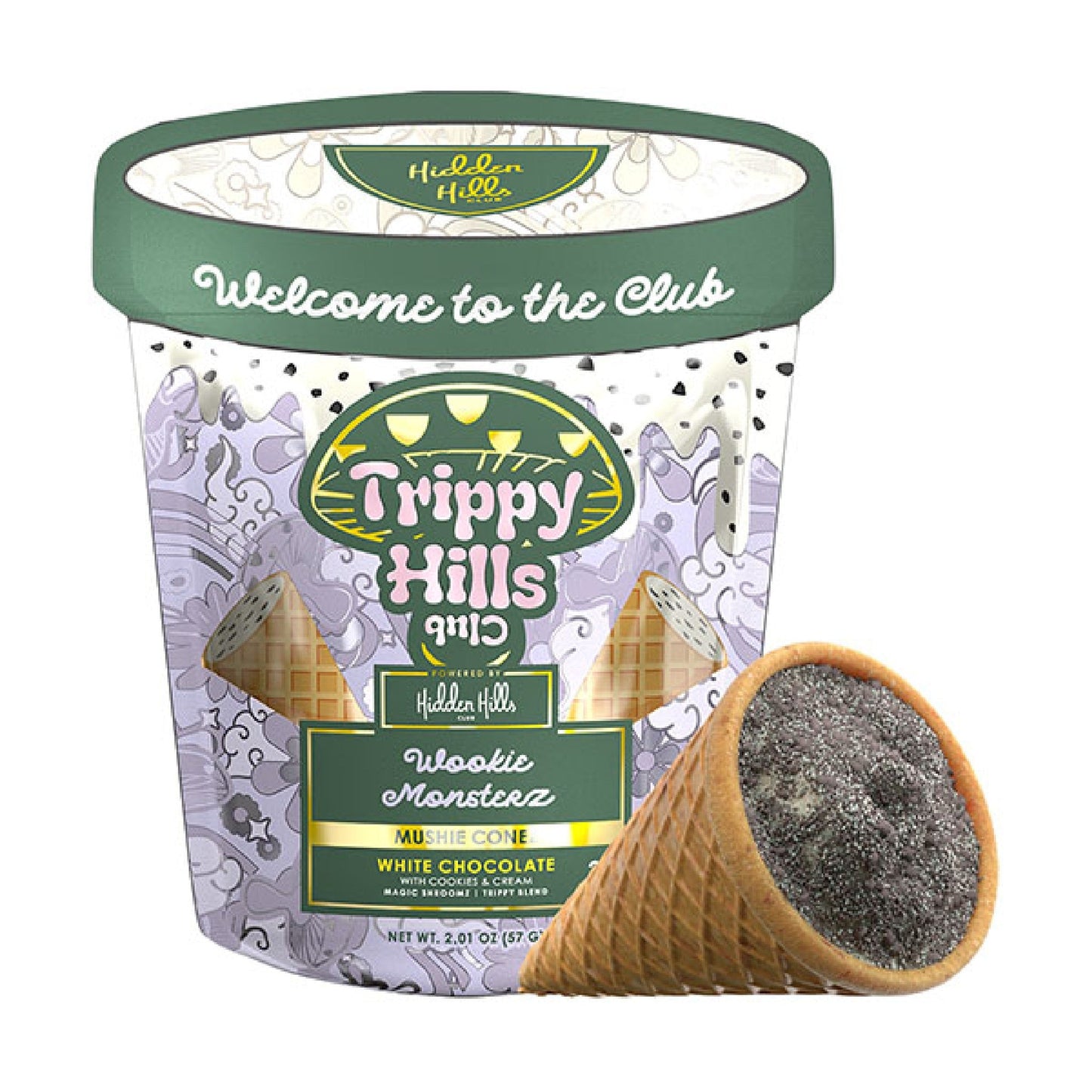 Hidden Hills Trippy Hills Mushie Conez 2ct