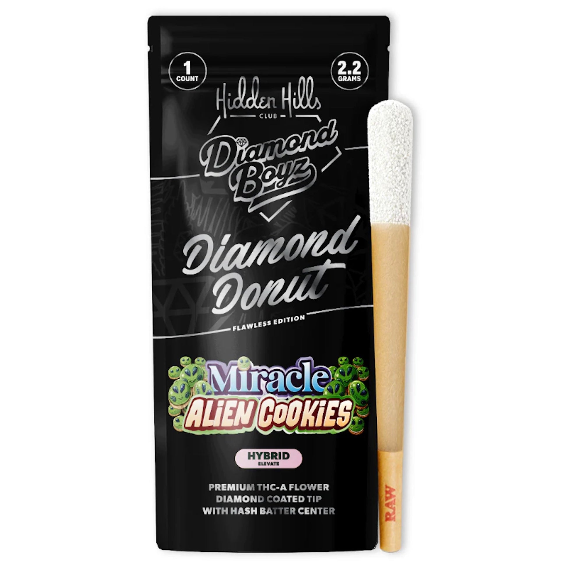 Hidden Hills Diamond Boyz Diamond Donut THC-A Pre-Roll 2.2g