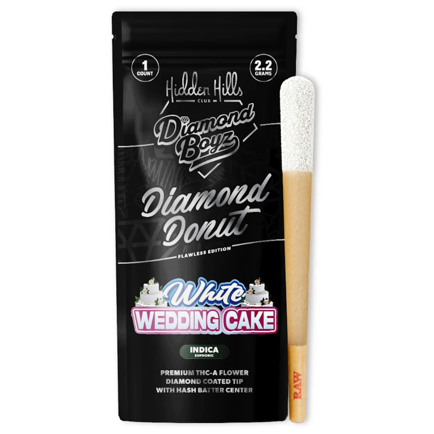 Hidden Hills Diamond Boyz Diamond Donut THC-A Pre-Roll 2.2g