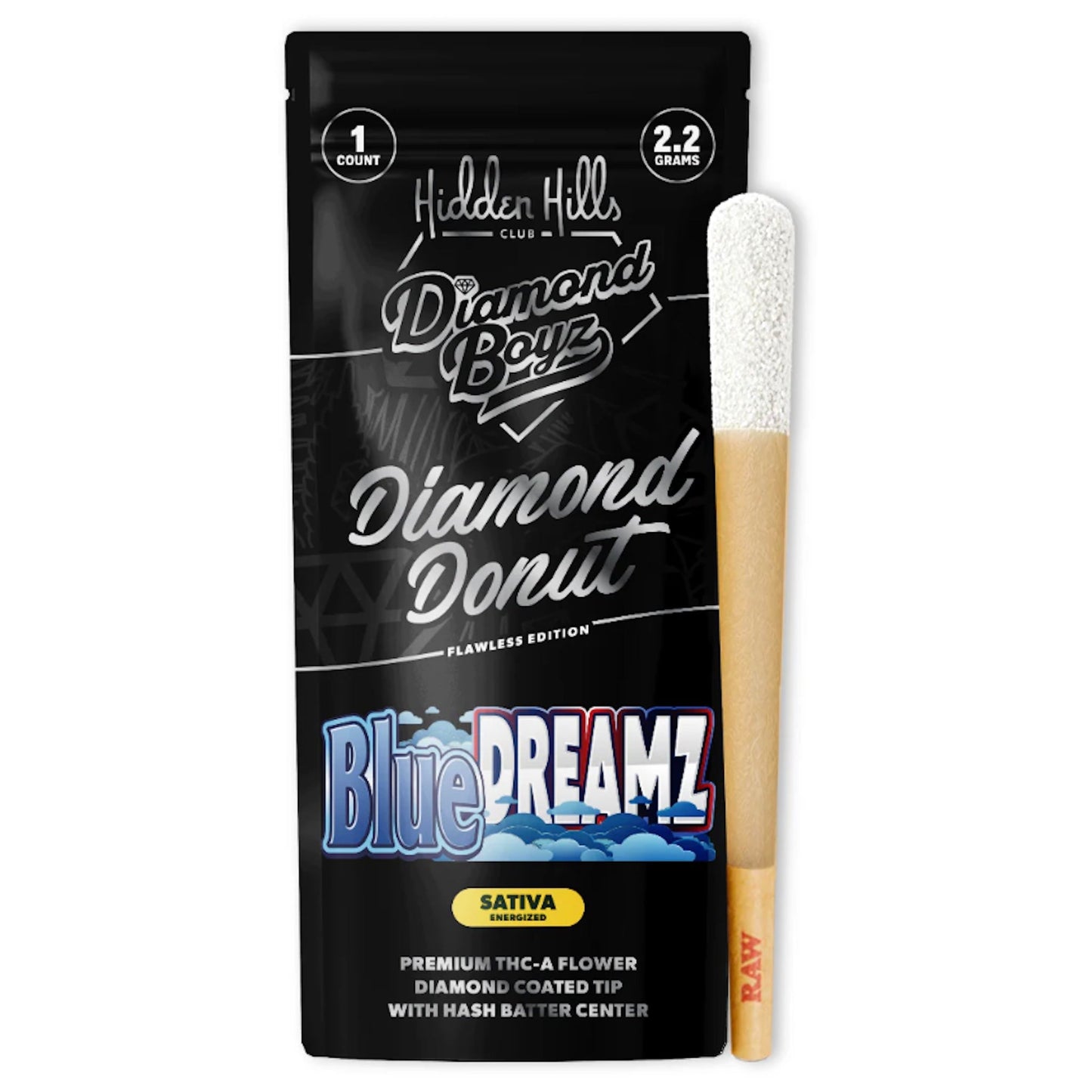 Hidden Hills Diamond Boyz Diamond Donut THC-A Pre-Roll 2.2g