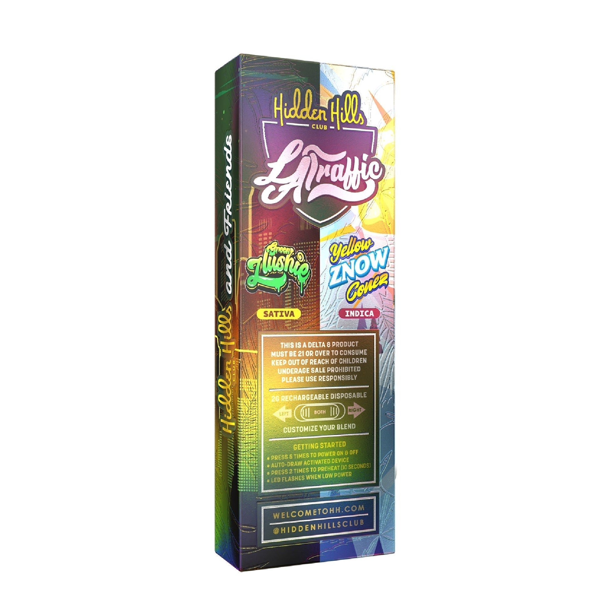 Hidden Hills Dual Strain THC-A Vaporizer 2000mg