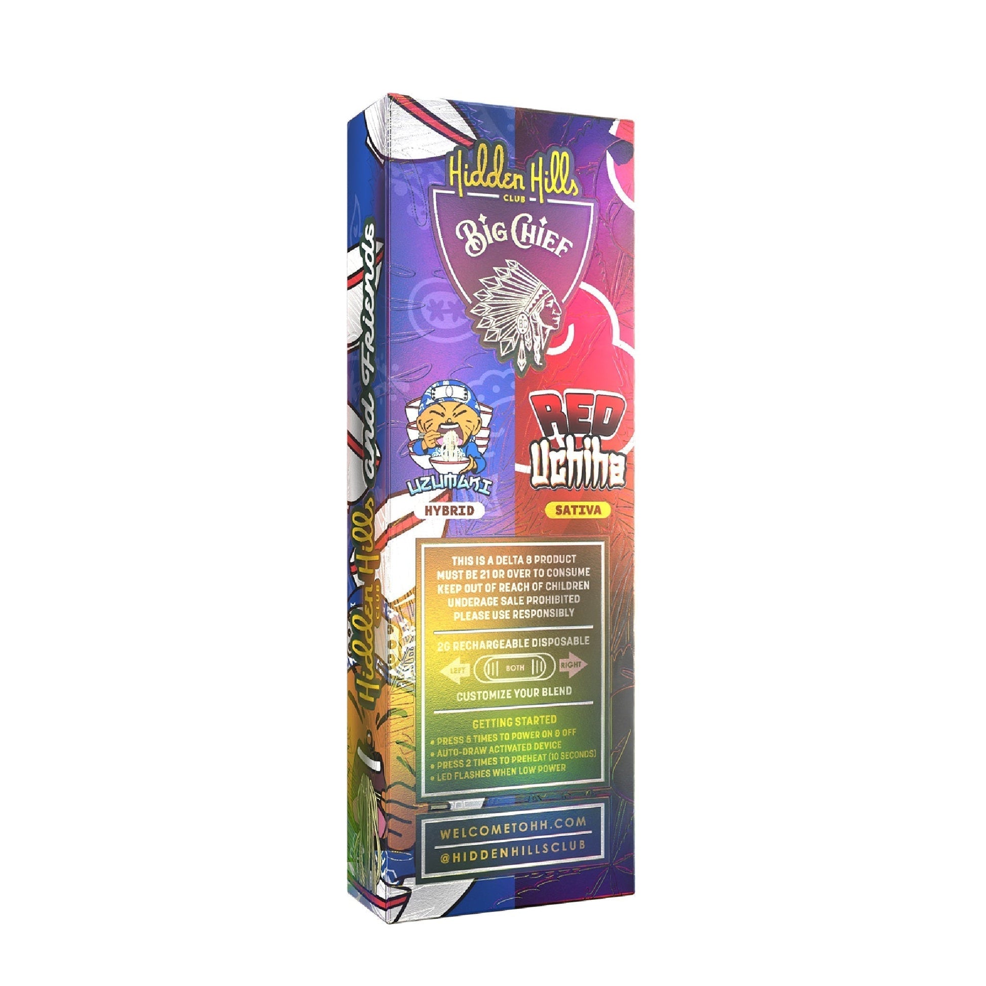 Hidden Hills Dual Strain THC-A Vaporizer 2000mg
