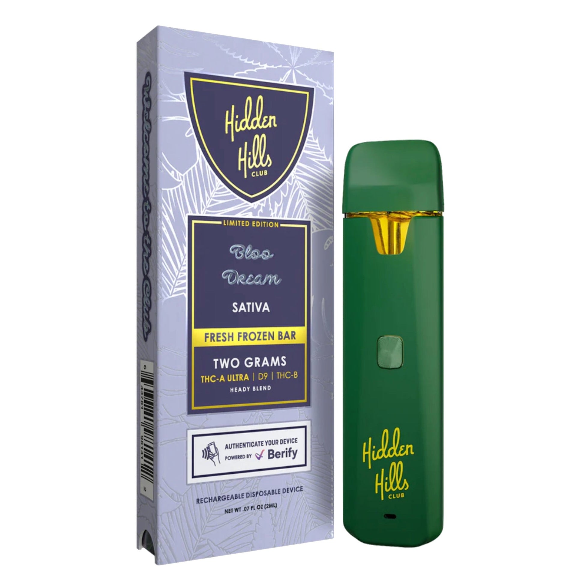 Hidden Hills Fresh Frozen Ultra THC-A Vaporizer 2000mg