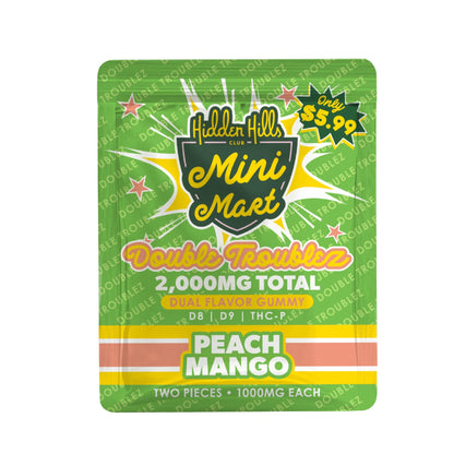Hidden Hills Mini Mart Double Troublez THC-P Gummies 2000mg