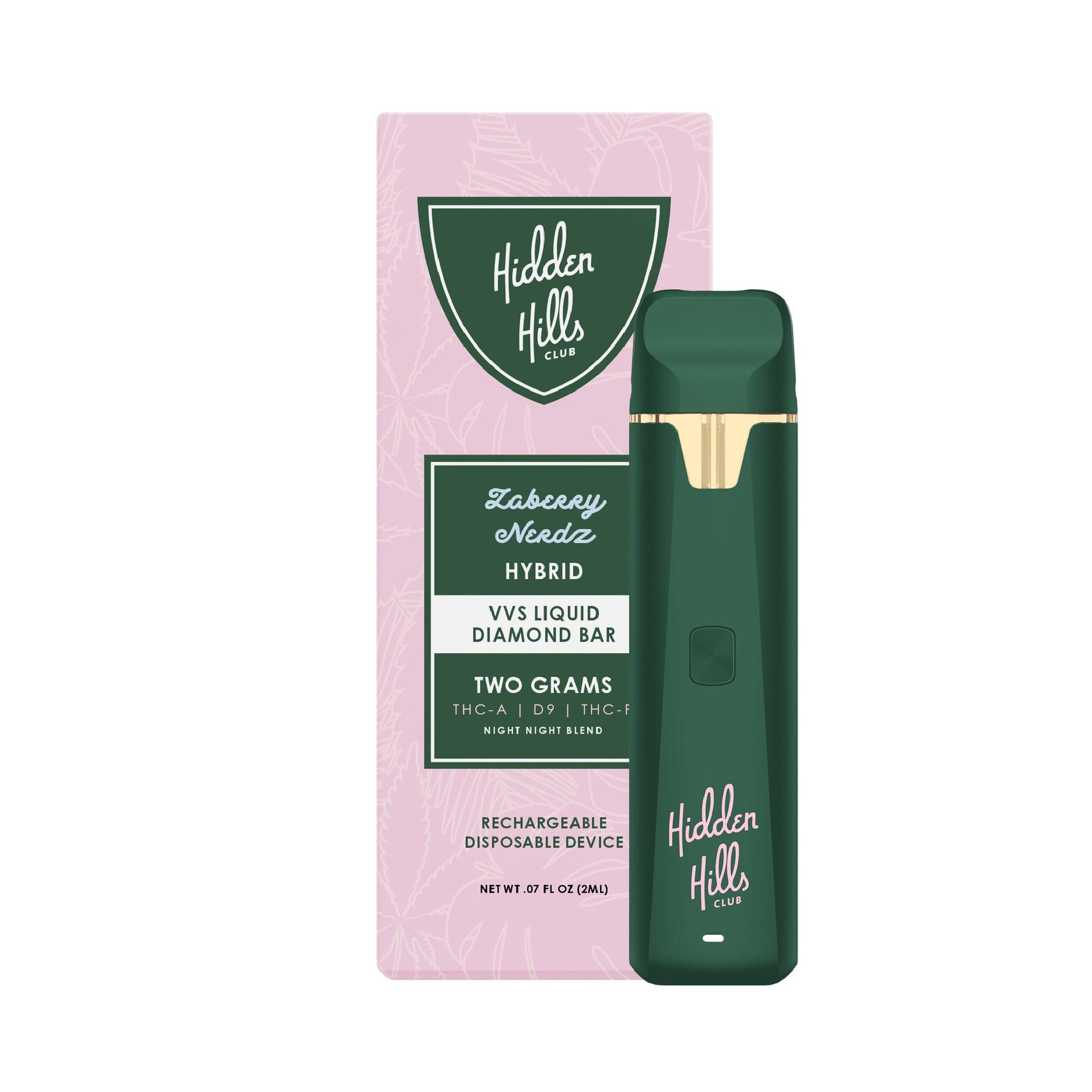 Hidden Hills Night Night VVS Liquid Diamond Vaporizer 2000mg