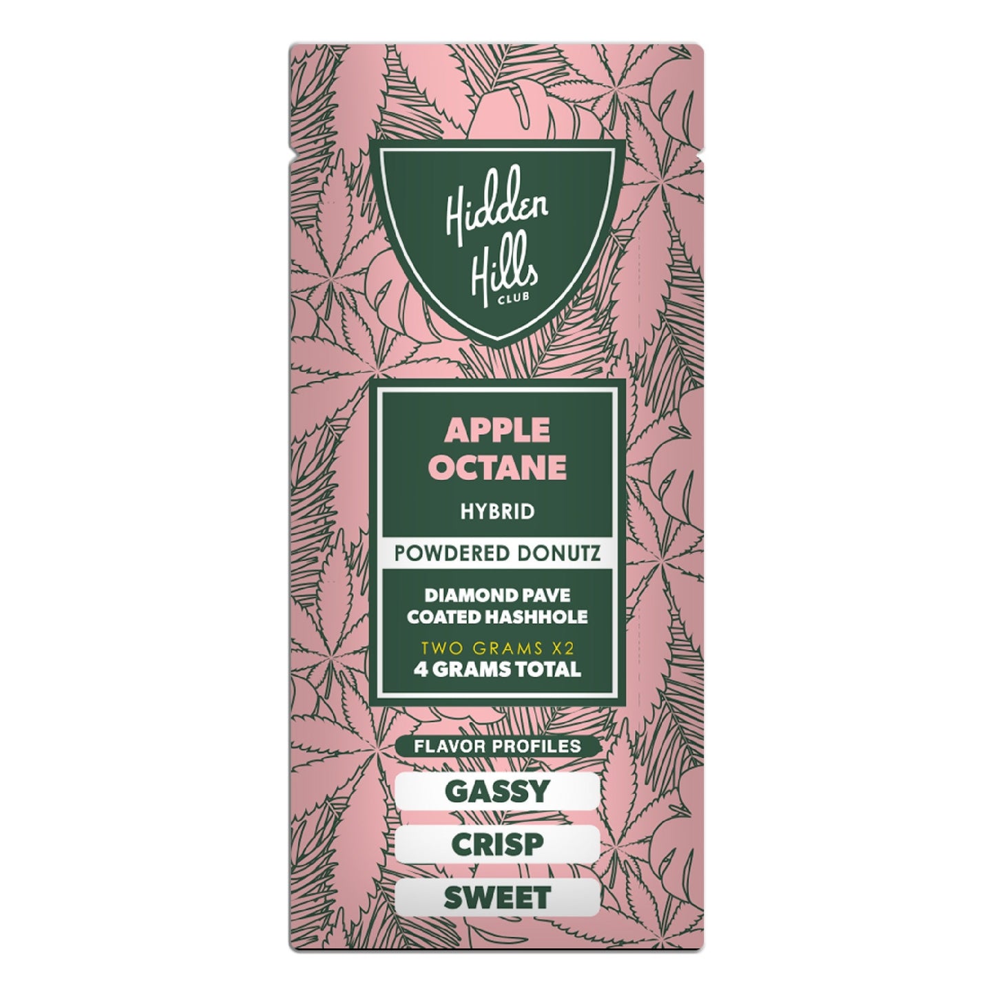 Hidden Hills Powdered Donuts Diamond Pave THC-A Hashholes 4g
