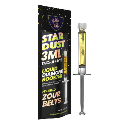 Hidden Hills Stardust THC-A HTE Liquid Diamonds Syringe 3000mg