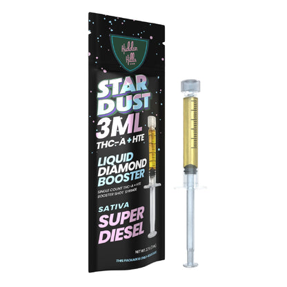 Hidden Hills Stardust THC-A HTE Liquid Diamonds Syringe 3000mg