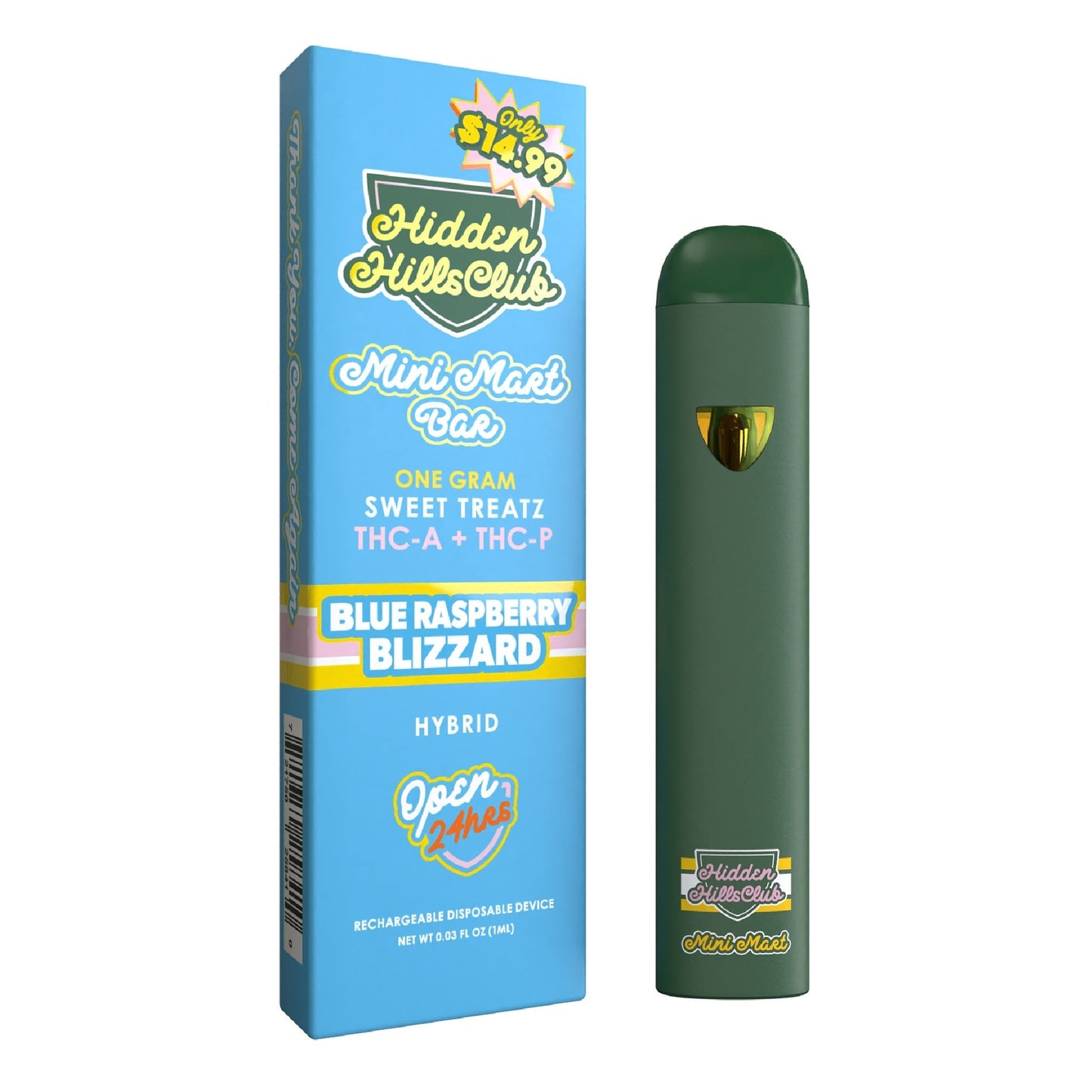 Hidden Hills Sweet Treatz Mini Mart Bar 1000mg