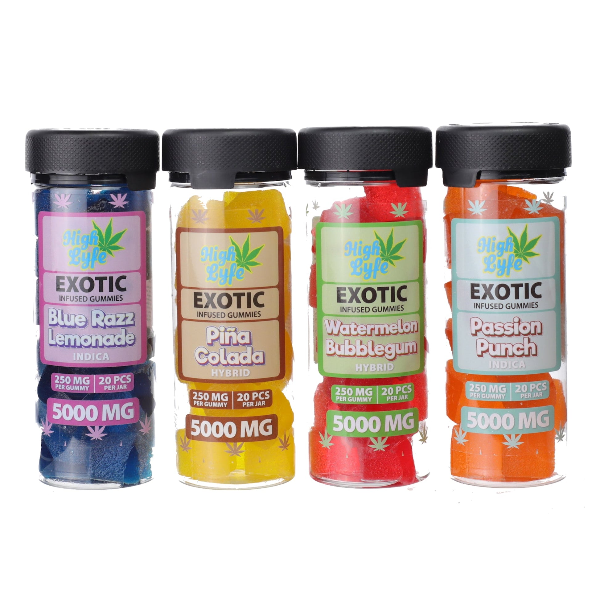 High Lyfe Exotic Blend THC-A Gummies 5000mg 20ct