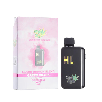 High Lyfe Liquid Diamonds THC-A/THC-P Vaporizer 9000mg