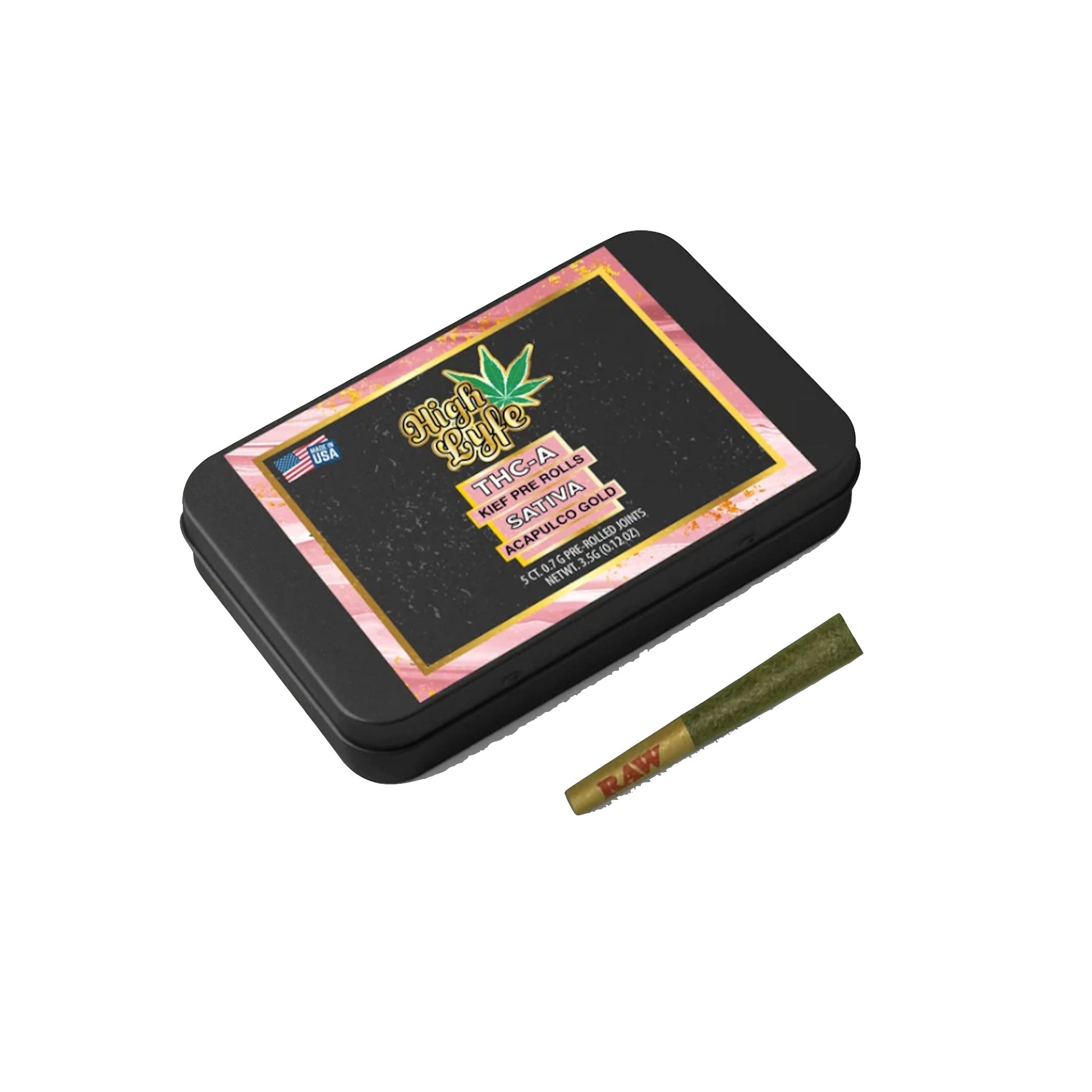 High Lyfe THC-A Kief Shorties Pre-Rolls 5ct