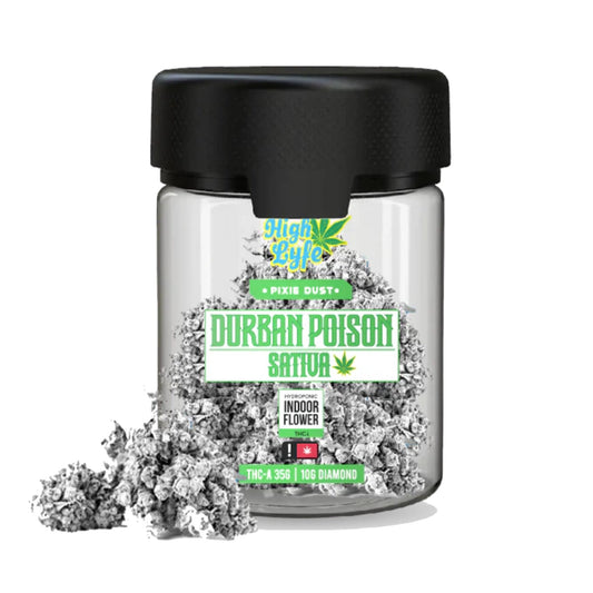 High Lyfe THC-A Pixie Dust Durban Poison Flower 35g