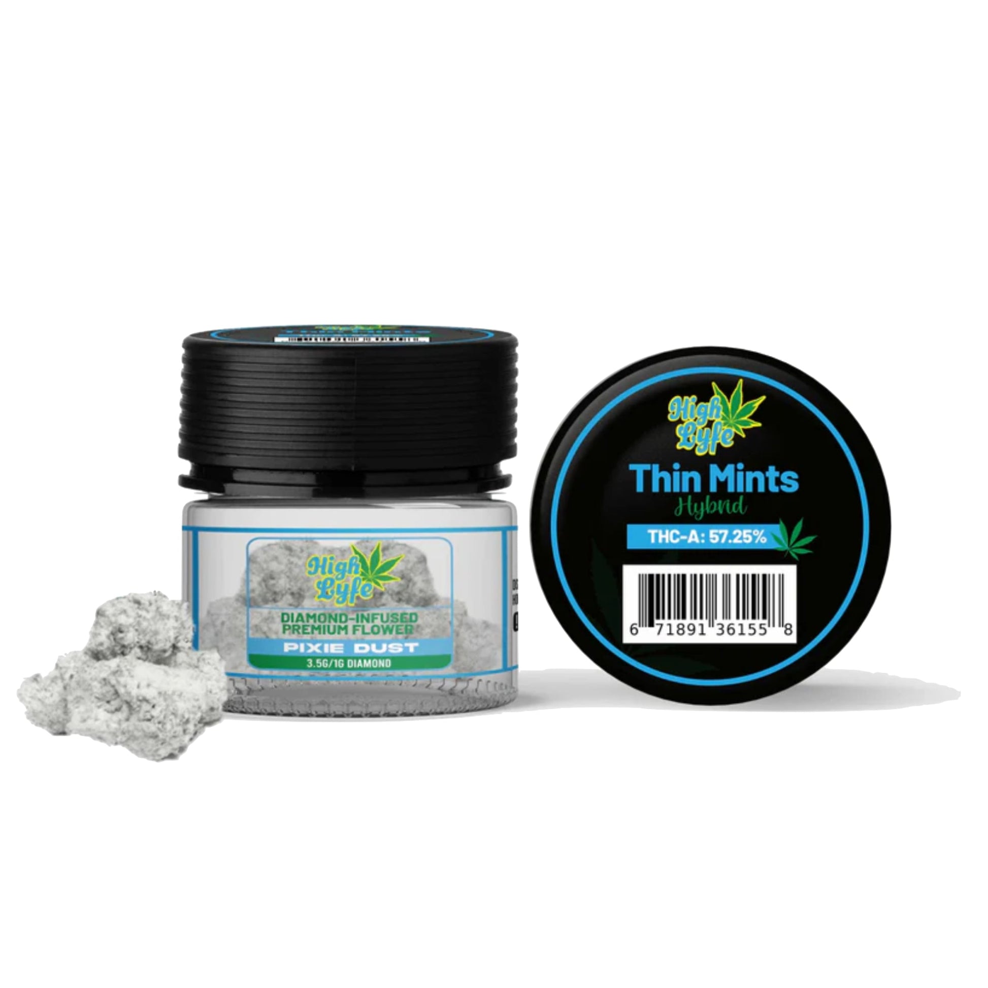 High Lyfe THC-A Pixie Dust Thin Mint Flower 3.5g