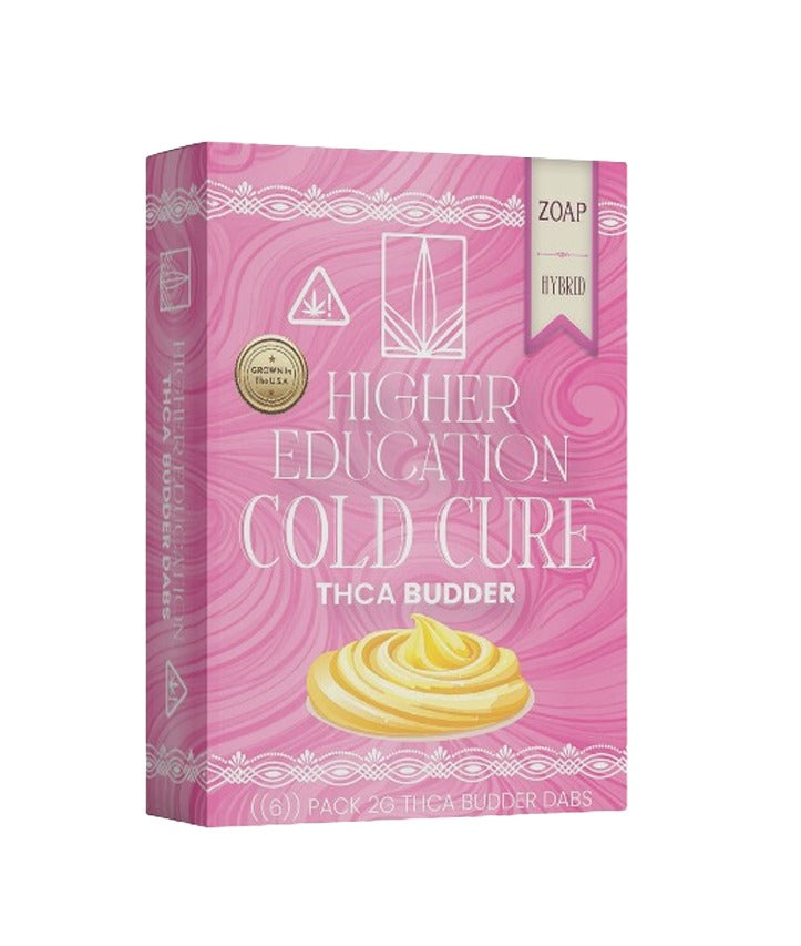 Higher Education Cold Cure THC-A Budder Dabs 2g