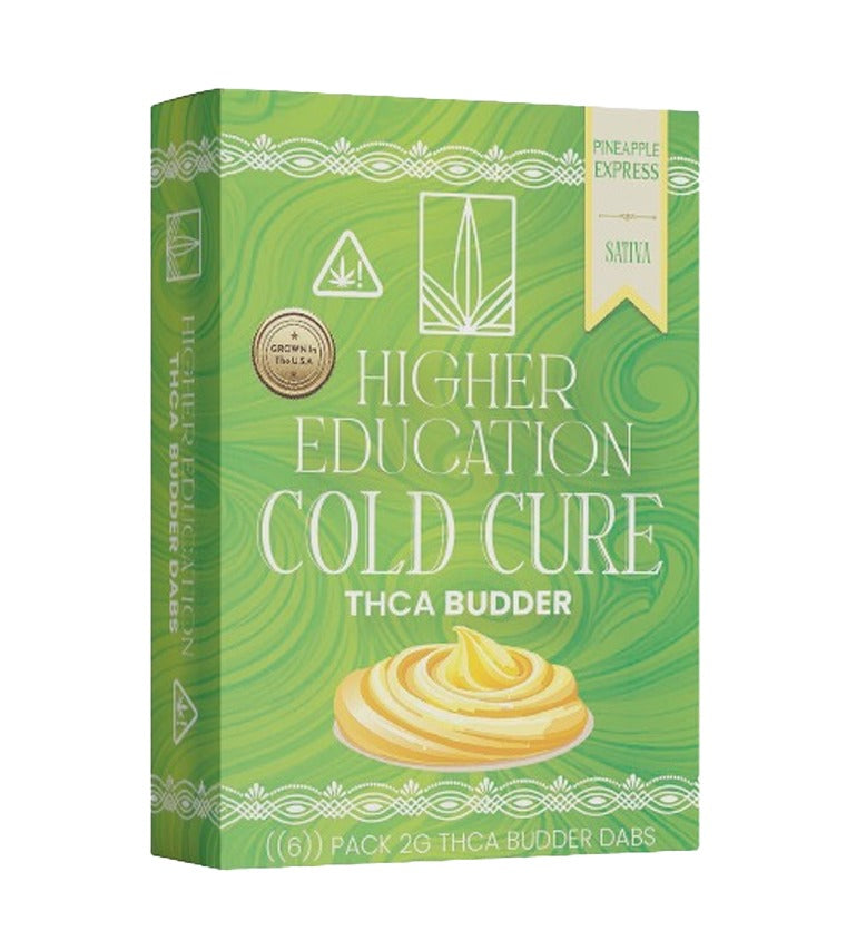Higher Education Cold Cure THC-A Budder Dabs 2g