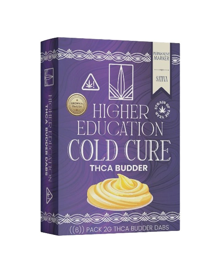 Higher Education Cold Cure THC-A Budder Dabs 2g