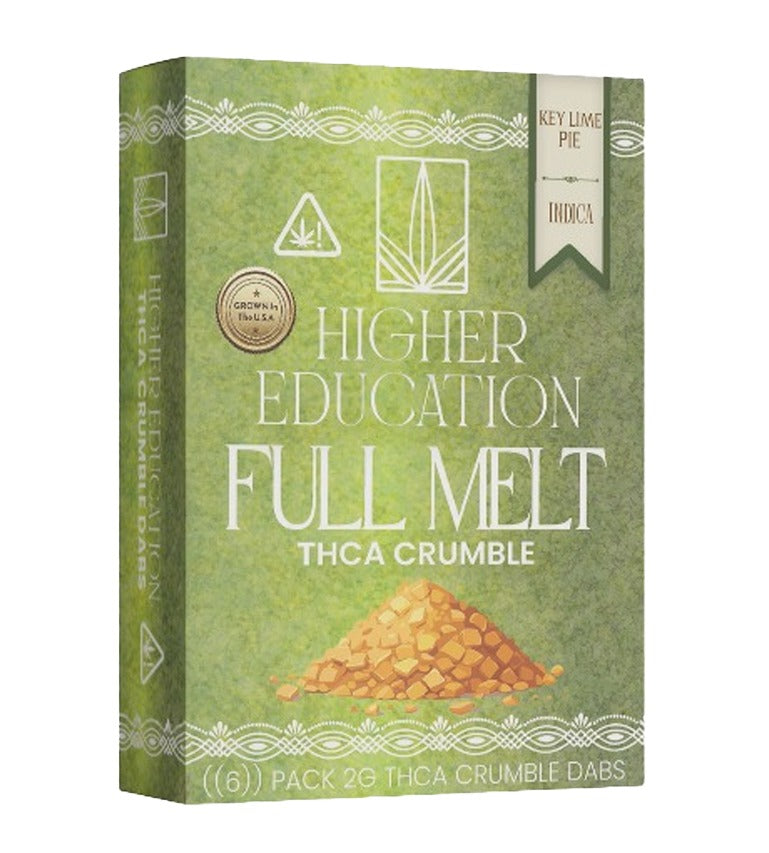 Higher Education Full Melt THC-A Crumble 2g
