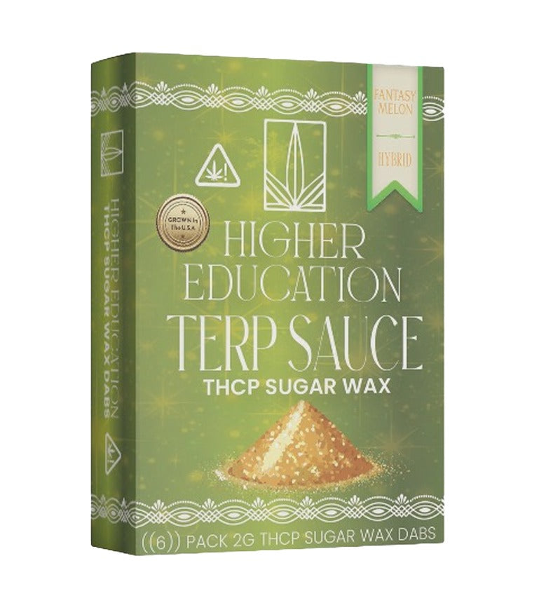 Higher Education Terp Sauce THC-P Sugar Wax Dabs 2g