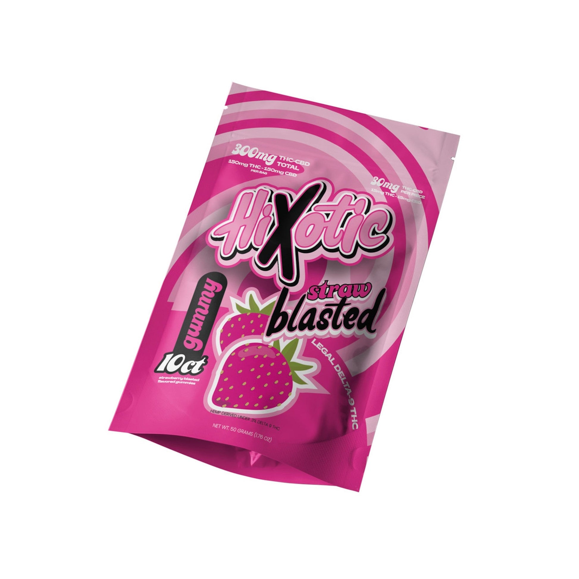 Hixotic Delta 9 + CBD Gummies 300mg