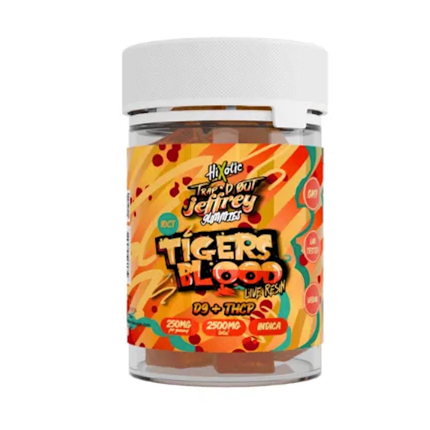 Hixotic Trapd Out Jeffrey THC-P Delta 9 Gummies 2500mg
