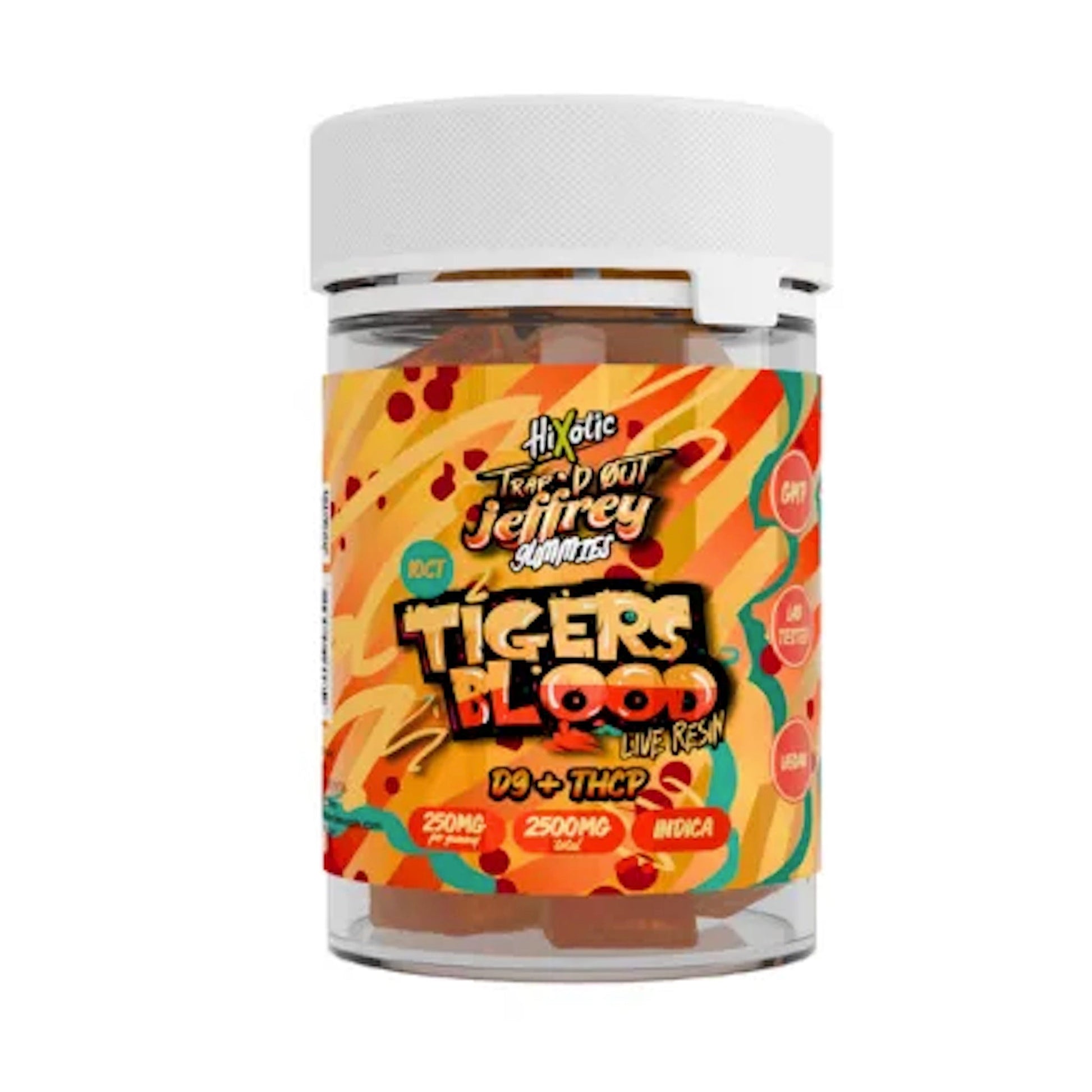Hixotic Trapd Out Jeffrey THC-P Delta 9 Gummies 2500mg