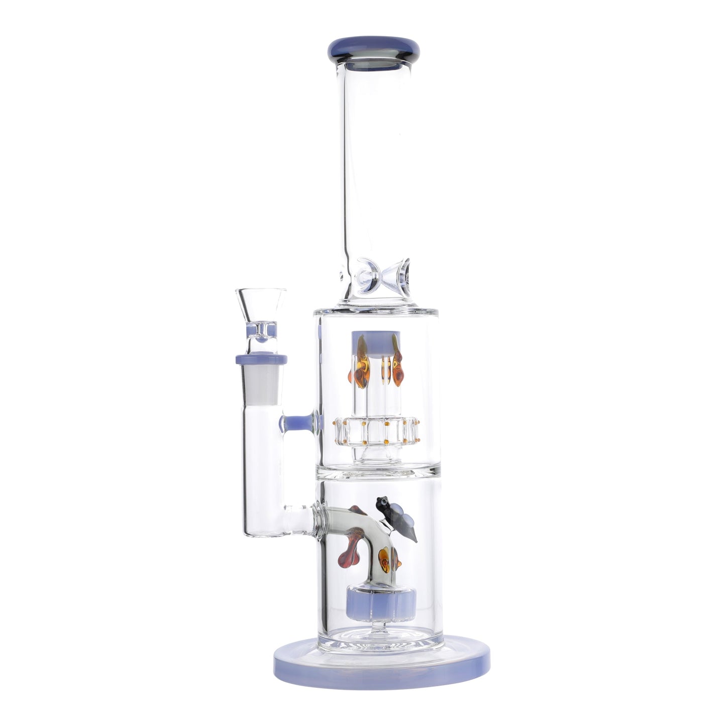 Royal Glass Honey Hive Percolator Bong 14in With 14mm Bowl