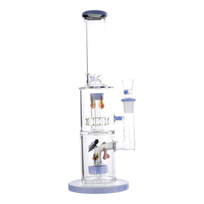 Royal Glass Honey Hive Percolator Bong 14in With 14mm Bowl