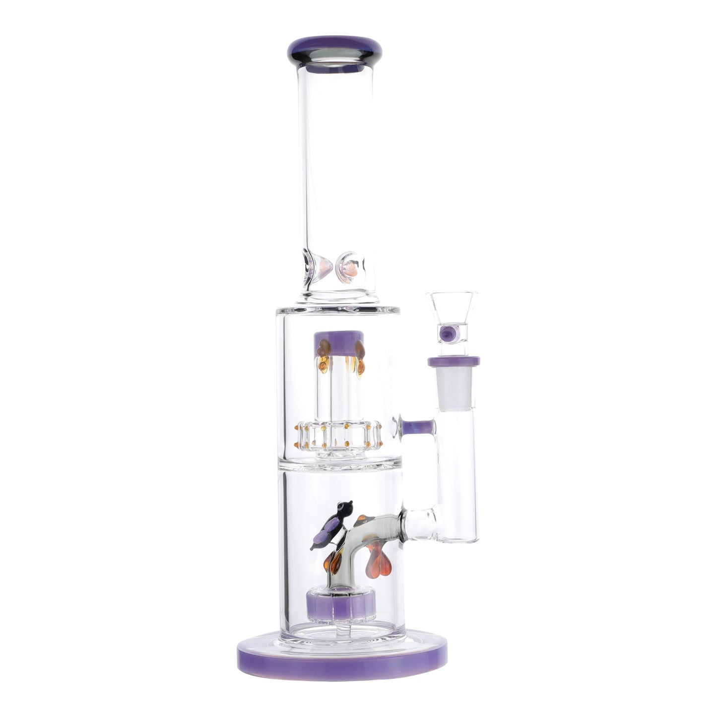 Royal Glass Honey Hive Percolator Bong 14in With 14mm Bowl