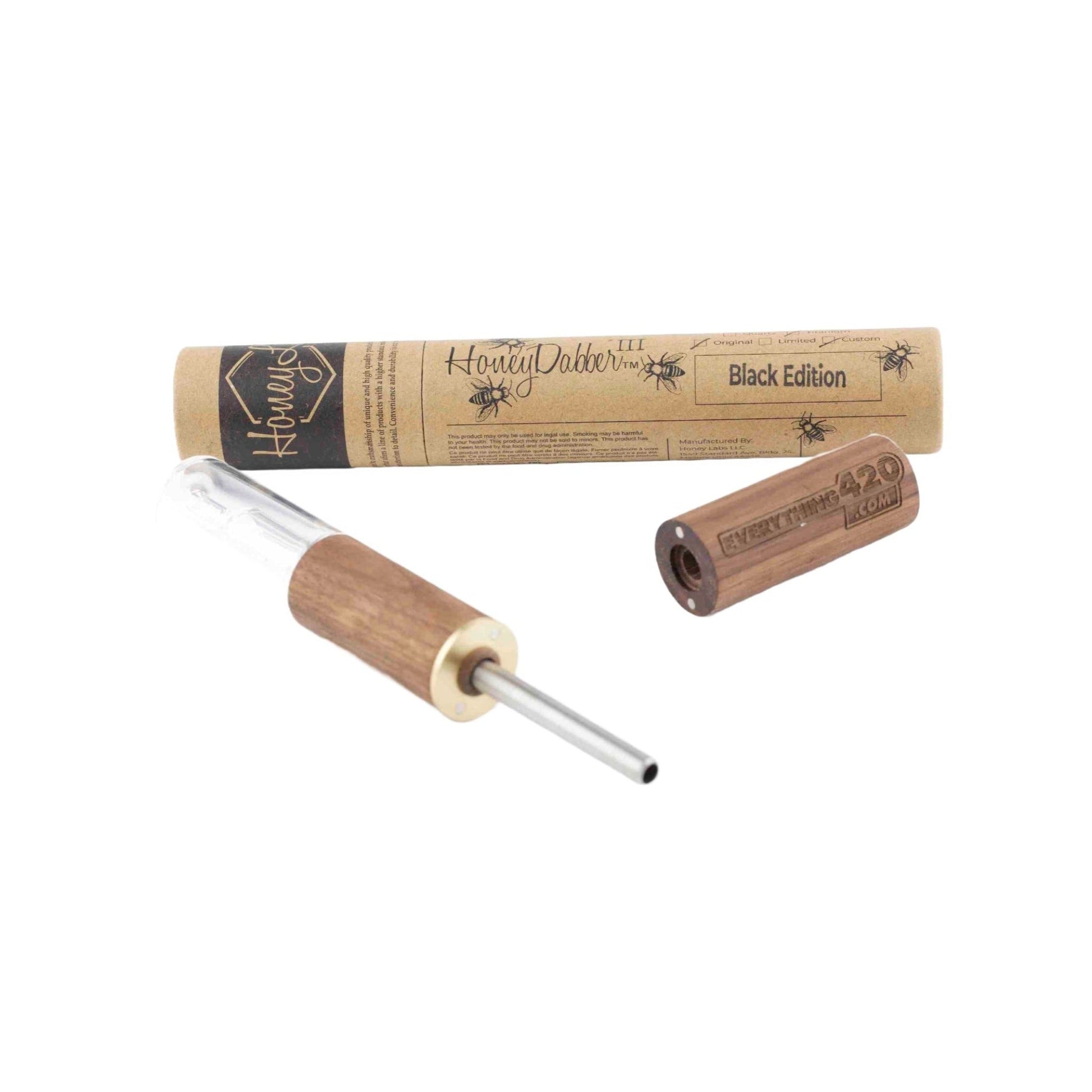 Honey Labs HoneyDabber 3 Dab Straw Brass Wood
