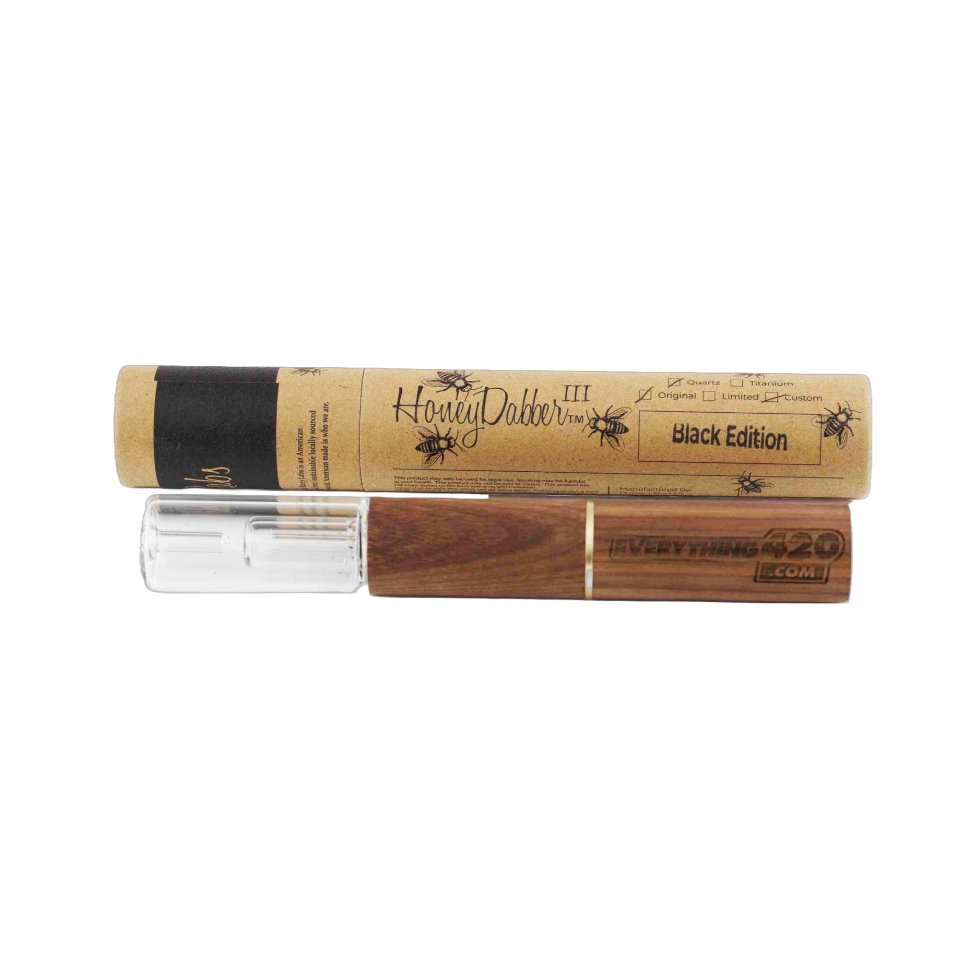 Honey Labs HoneyDabber 3 Dab Straw Brass Wood