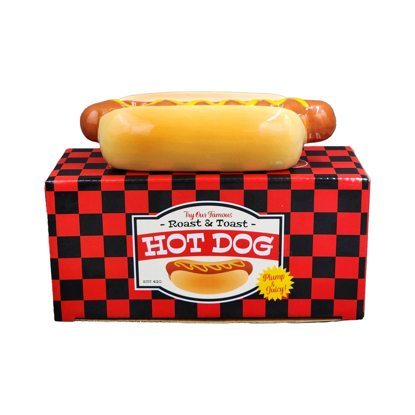 Fashion Craft Hot Dog Pipe 7in Ceramic