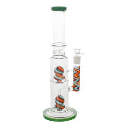Amy Straight Tube Barbershop Bong 16in