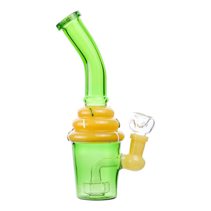 Allied International Iced Cupcake Perc Bong 6in