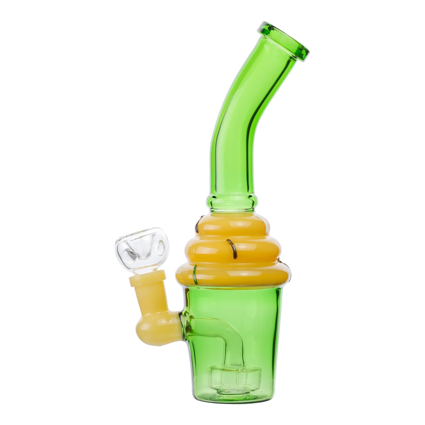Allied International Iced Cupcake Perc Bong 6in