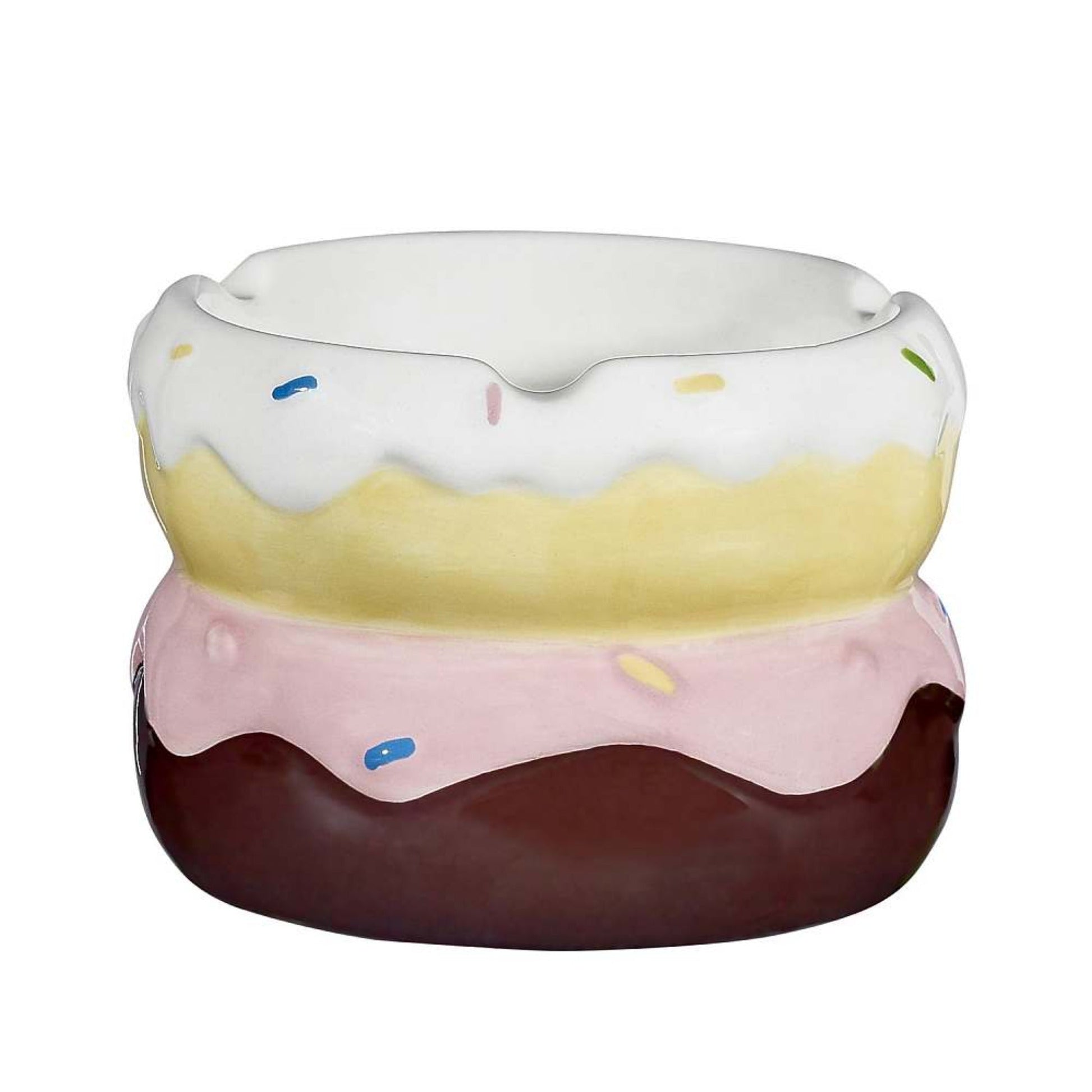 Fashioncraft Iced Donut Ashtray 4in Ceramic