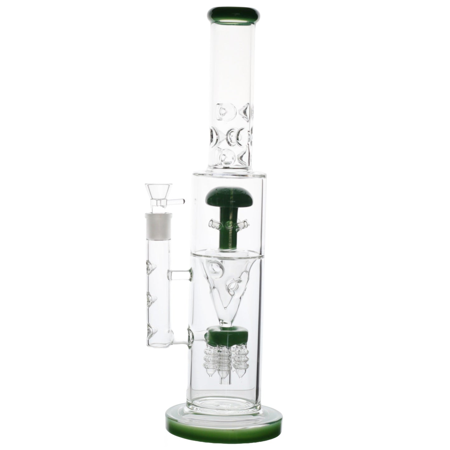 Icey Tree Perc Bong 17in Borosilicate Glass