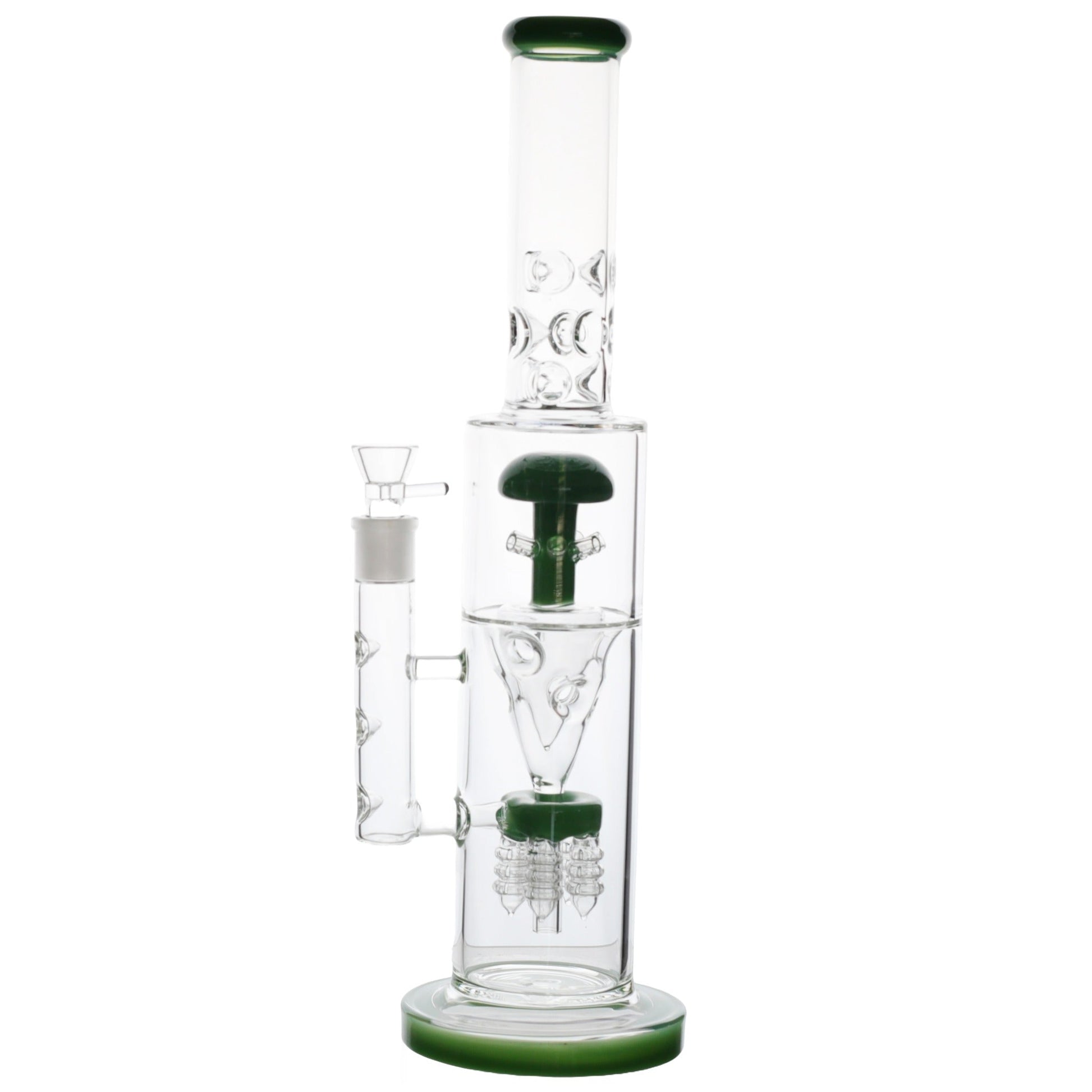 Icey Tree Perc Bong 17in Borosilicate Glass