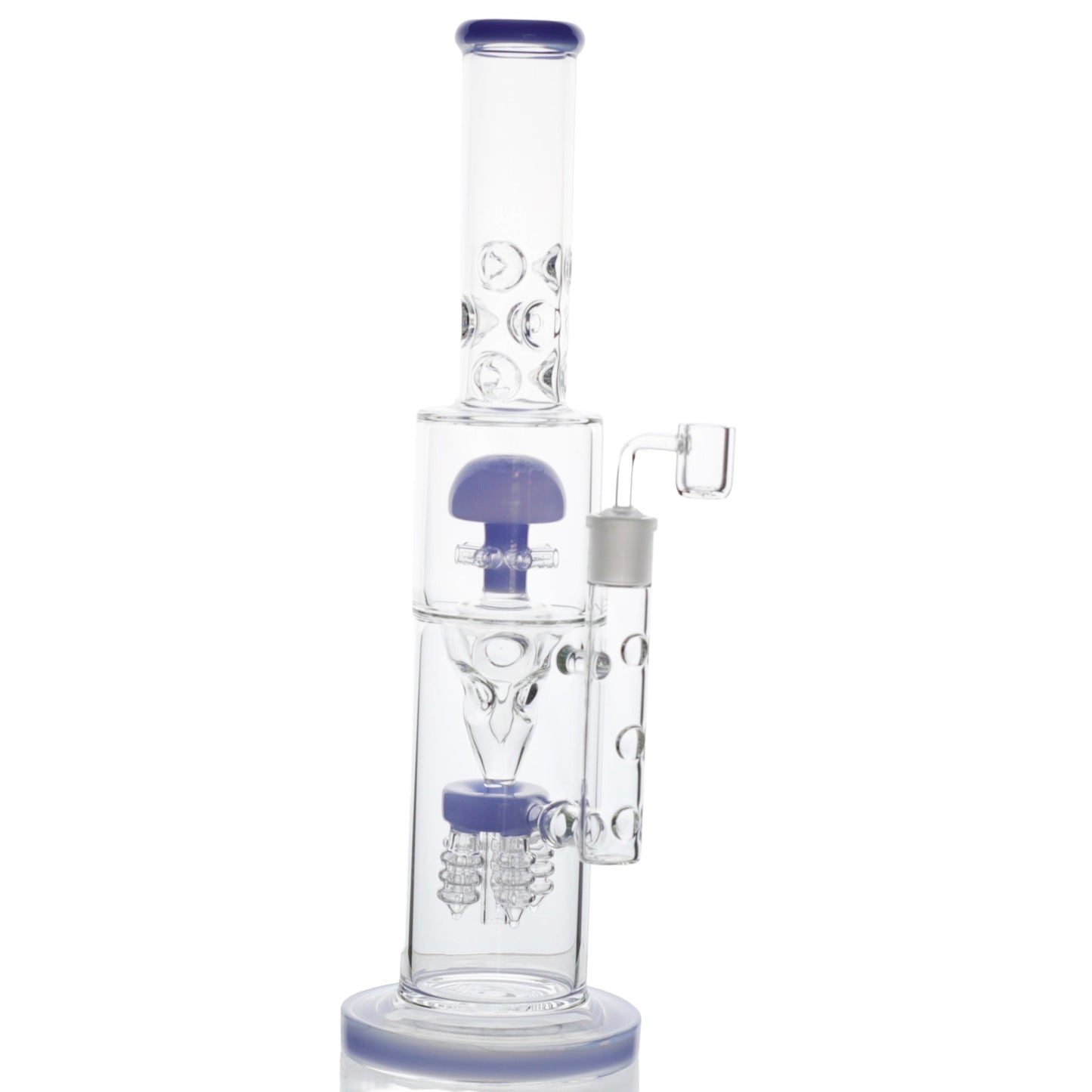 Icey Tree Perc Bong 17in Borosilicate Glass