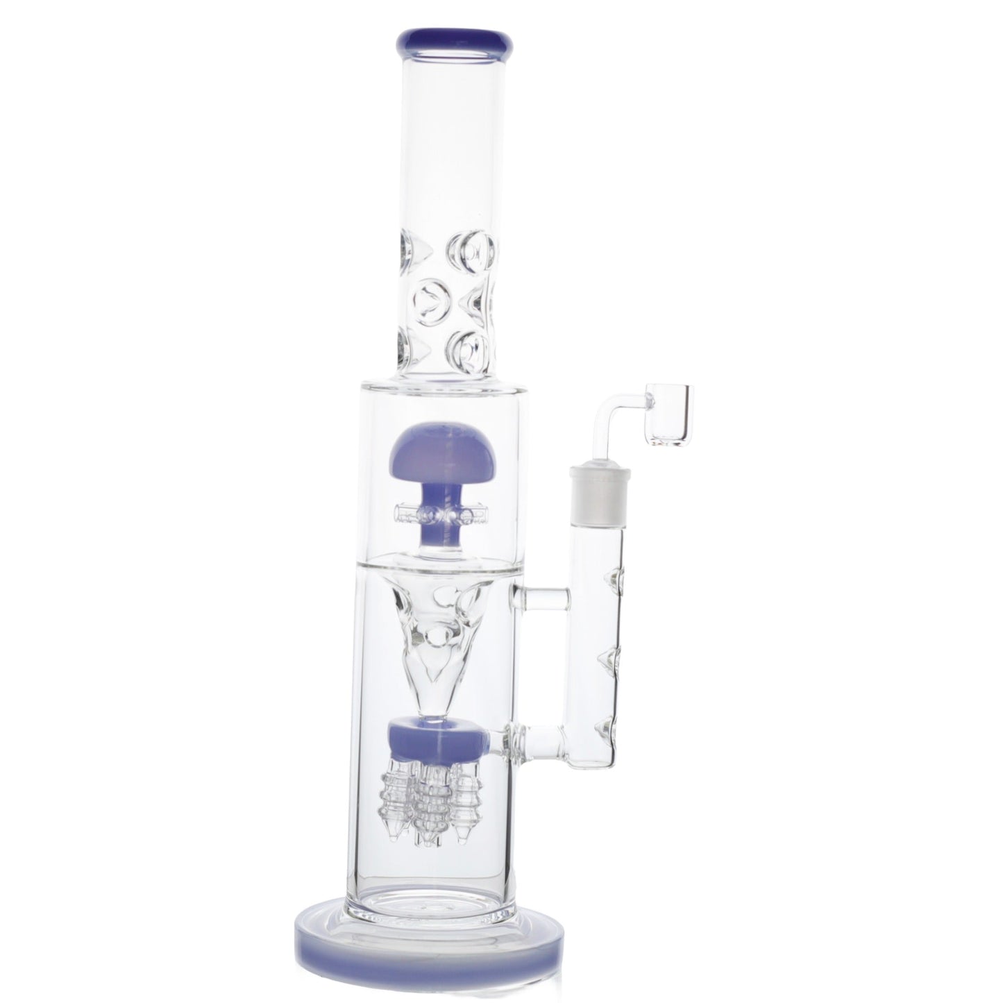 Icey Tree Perc Bong 17in Borosilicate Glass