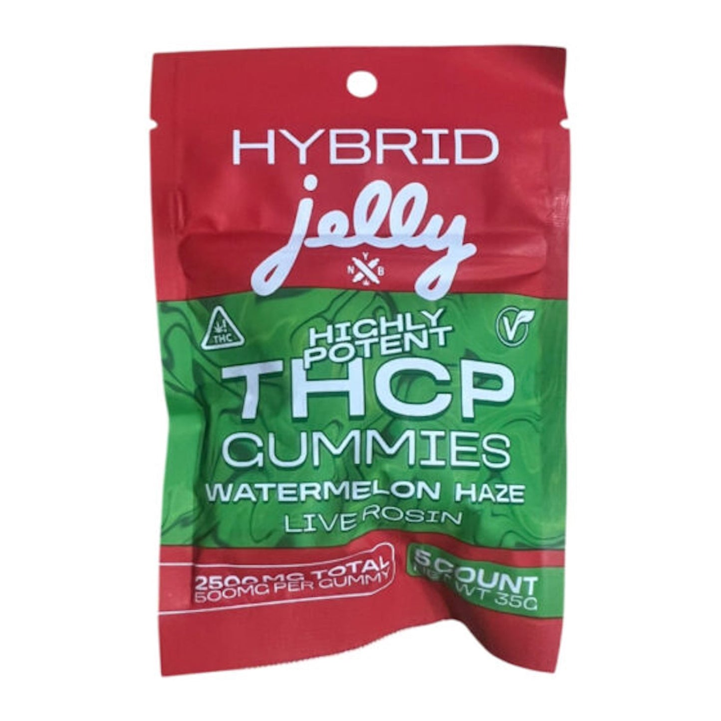 Jelly THCP Live Rosin Gummies 2500mg 5 Pack
