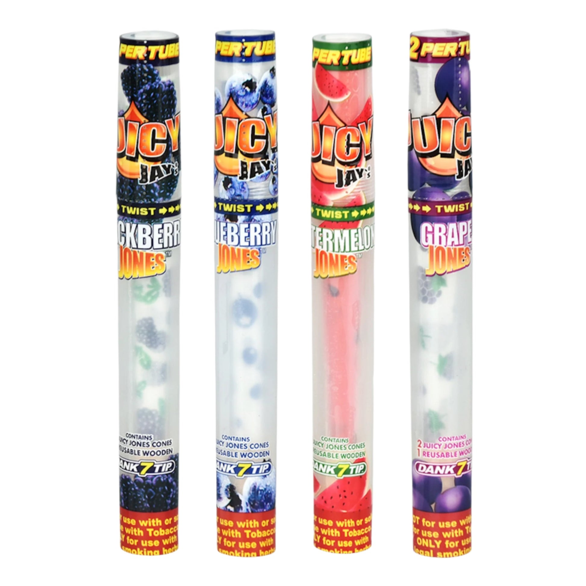 Juicy Jay's Pre-Rolled Cones With Wood Tip 2 Pack