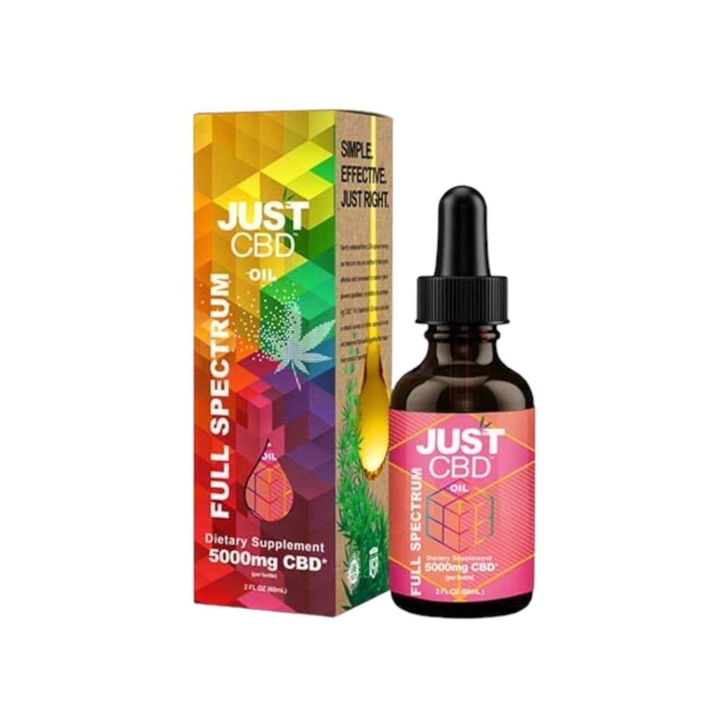 Just CBD Full Spectrum Tincture 550mg 30ml
