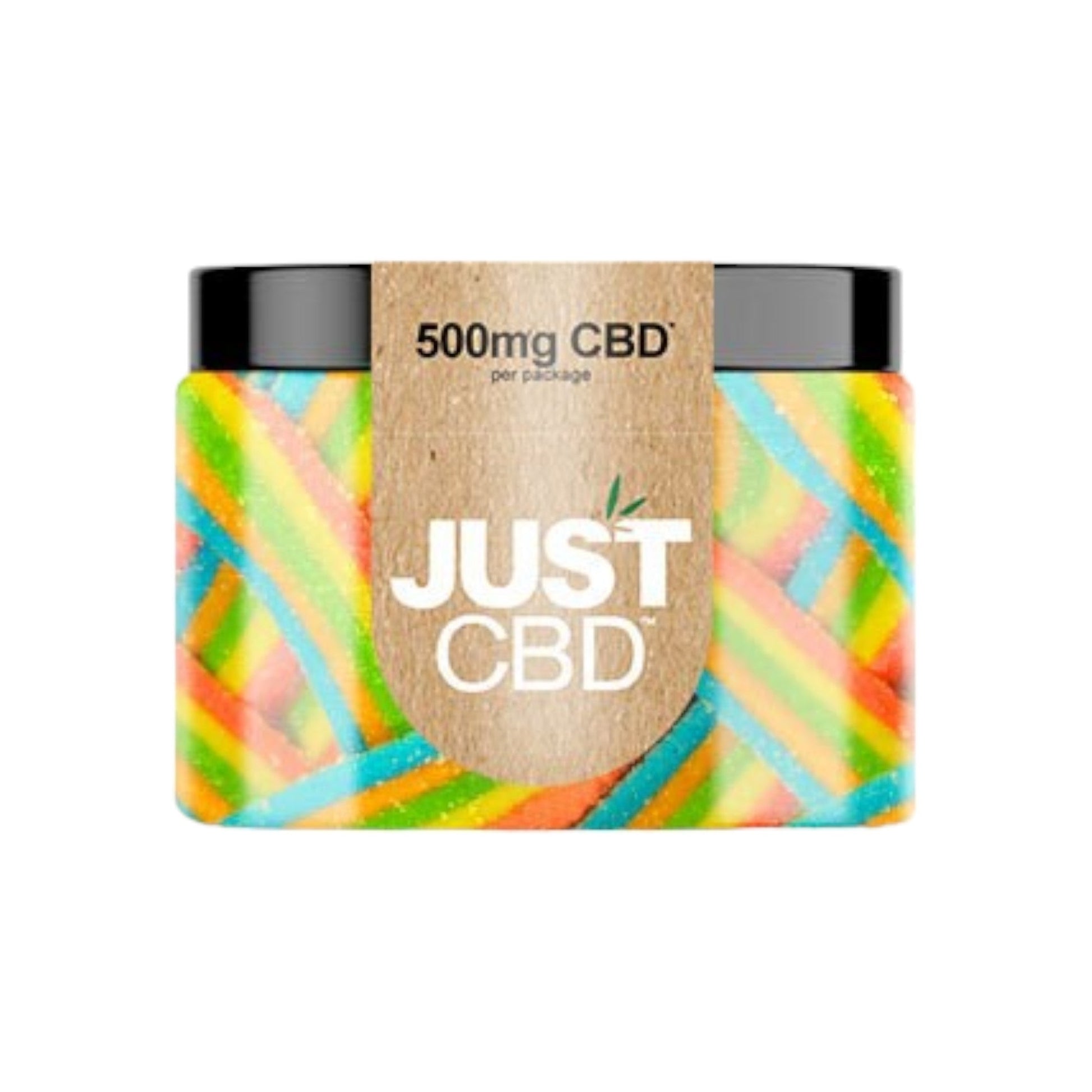 Rainbow Ribbon CBD Gummies 500mg 9ct