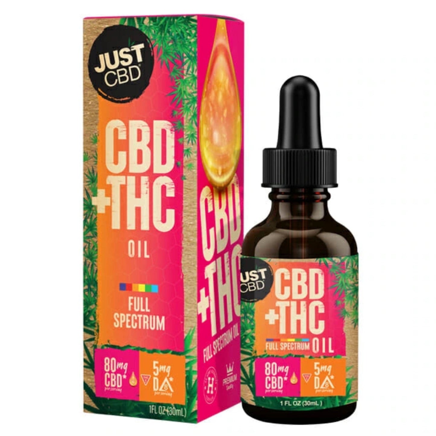 Just CBD THC Full Spectrum Tincture 2400mg