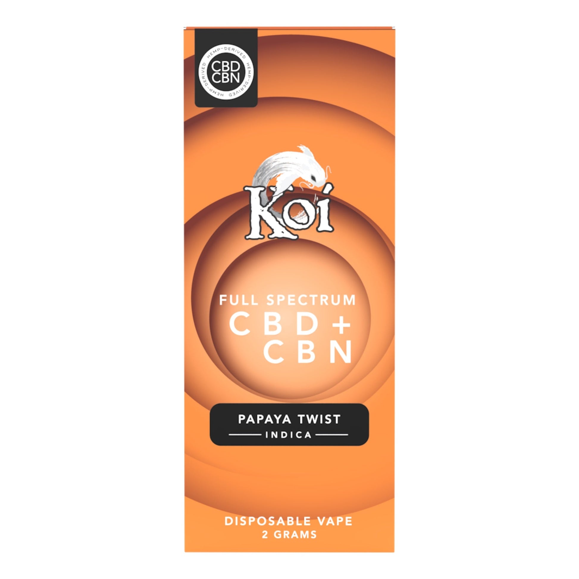 Koi CBD CBN Papaya Twist Vaporizer 2000mg Indica